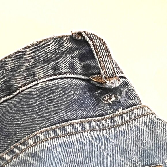 PacSun Eco Patchwork Boyfriend High Rise Baggy Jeans Womens 29 Medium Wash - Picture 10 of 10